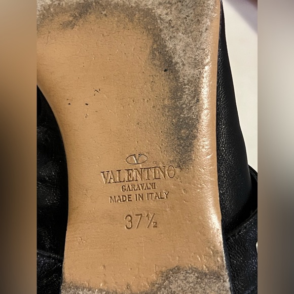 Valentino Love Latch grommet flats Leather - Eyelet Trim Ballet Flats - Picture 6 of 13